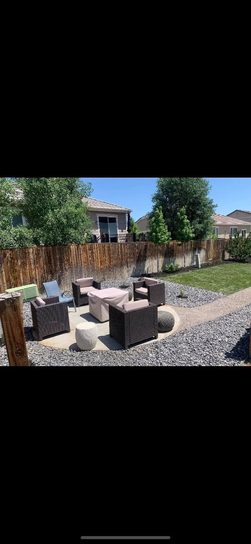 Full yard landscape design and installation in Denver CO